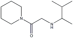 2-[(3-methylbutan-2-yl)amino]-1-(piperidin-1-yl)ethan-1-one Struktur