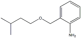 2-[(3-methylbutoxy)methyl]aniline Struktur