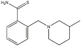 2-[(3-methylpiperidin-1-yl)methyl]benzenecarbothioamide Struktur