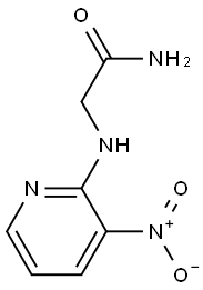 2-[(3-nitropyridin-2-yl)amino]acetamide Struktur