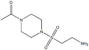 2-[(4-acetylpiperazin-1-yl)sulfonyl]ethanamine Struktur