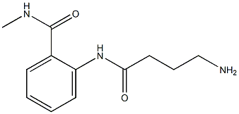 2-[(4-aminobutanoyl)amino]-N-methylbenzamide Struktur