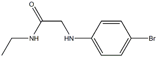 2-[(4-bromophenyl)amino]-N-ethylacetamide Struktur