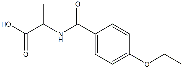 2-[(4-ethoxyphenyl)formamido]propanoic acid Struktur