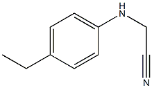 2-[(4-ethylphenyl)amino]acetonitrile Struktur