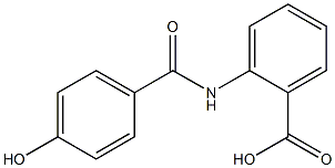 2-[(4-hydroxybenzene)amido]benzoic acid Struktur