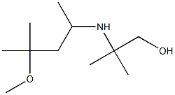 2-[(4-methoxy-4-methylpentan-2-yl)amino]-2-methylpropan-1-ol Struktur