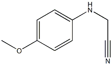 2-[(4-methoxyphenyl)amino]acetonitrile Struktur