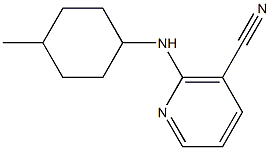 2-[(4-methylcyclohexyl)amino]nicotinonitrile Struktur