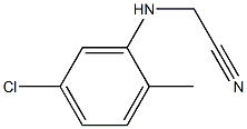 2-[(5-chloro-2-methylphenyl)amino]acetonitrile Struktur