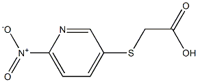 2-[(6-nitropyridin-3-yl)sulfanyl]acetic acid Struktur