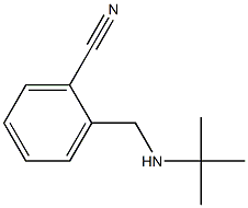 2-[(tert-butylamino)methyl]benzonitrile Struktur