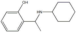 2-[1-(cyclohexylamino)ethyl]phenol Struktur