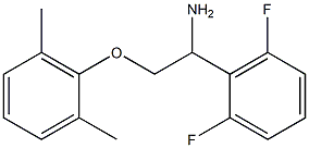 2-[1-amino-2-(2,6-dimethylphenoxy)ethyl]-1,3-difluorobenzene Struktur