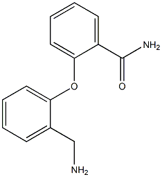 2-[2-(aminomethyl)phenoxy]benzamide Struktur