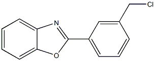 2-[3-(chloromethyl)phenyl]-1,3-benzoxazole Struktur