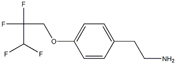 2-[4-(2,2,3,3-tetrafluoropropoxy)phenyl]ethan-1-amine Struktur