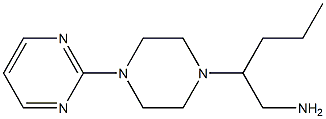 2-[4-(pyrimidin-2-yl)piperazin-1-yl]pentan-1-amine Struktur