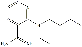 2-[butyl(ethyl)amino]pyridine-3-carboximidamide Struktur