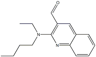 2-[butyl(ethyl)amino]quinoline-3-carbaldehyde Struktur