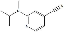 2-[isopropyl(methyl)amino]isonicotinonitrile Struktur