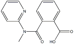 2-[methyl(pyridin-2-yl)carbamoyl]benzoic acid Struktur