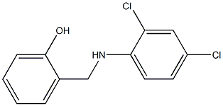 2-{[(2,4-dichlorophenyl)amino]methyl}phenol Struktur