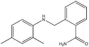 2-{[(2,4-dimethylphenyl)amino]methyl}benzamide Struktur