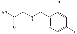 2-{[(2-chloro-4-fluorophenyl)methyl]amino}acetamide Struktur