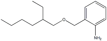 2-{[(2-ethylhexyl)oxy]methyl}aniline Struktur