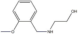 2-{[(2-methoxyphenyl)methyl]amino}ethan-1-ol Struktur