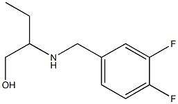 2-{[(3,4-difluorophenyl)methyl]amino}butan-1-ol Struktur