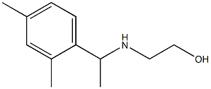 2-{[1-(2,4-dimethylphenyl)ethyl]amino}ethan-1-ol Struktur