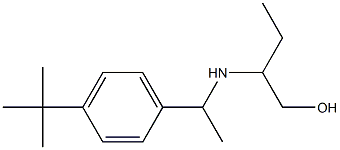 2-{[1-(4-tert-butylphenyl)ethyl]amino}butan-1-ol Struktur