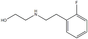 2-{[2-(2-fluorophenyl)ethyl]amino}ethan-1-ol Struktur