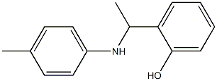 2-{1-[(4-methylphenyl)amino]ethyl}phenol Struktur