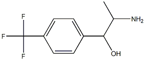 2-amino-1-[4-(trifluoromethyl)phenyl]propan-1-ol Struktur