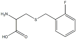 2-amino-3-[(2-fluorobenzyl)thio]propanoic acid Struktur