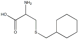 2-amino-3-[(cyclohexylmethyl)thio]propanoic acid Struktur