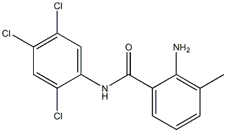 2-amino-3-methyl-N-(2,4,5-trichlorophenyl)benzamide Struktur