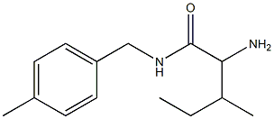 2-amino-3-methyl-N-(4-methylbenzyl)pentanamide Struktur