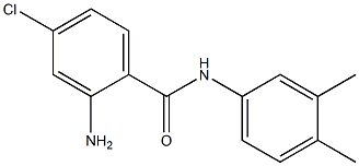 2-amino-4-chloro-N-(3,4-dimethylphenyl)benzamide Struktur