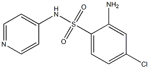 2-amino-4-chloro-N-(pyridin-4-yl)benzene-1-sulfonamide Struktur