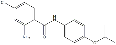 2-amino-4-chloro-N-[4-(propan-2-yloxy)phenyl]benzamide Struktur