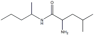 2-amino-4-methyl-N-(1-methylbutyl)pentanamide Struktur