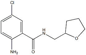 2-amino-5-chloro-N-(tetrahydrofuran-2-ylmethyl)benzamide Struktur