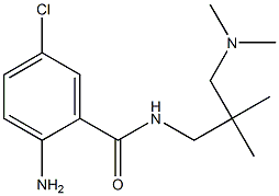 2-amino-5-chloro-N-{2-[(dimethylamino)methyl]-2-methylpropyl}benzamide Struktur