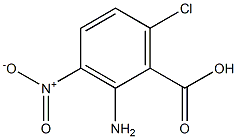 2-amino-6-chloro-3-nitrobenzoic acid Struktur