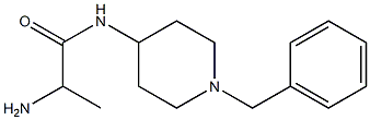 2-amino-N-(1-benzylpiperidin-4-yl)propanamide Struktur