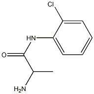 2-amino-N-(2-chlorophenyl)propanamide Struktur